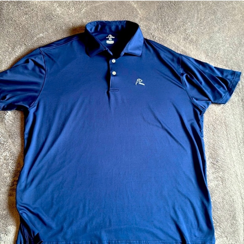 Rhoback navy blue polo